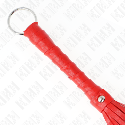 Kink - Mini Fouet Simple Rouge 28 Cm
